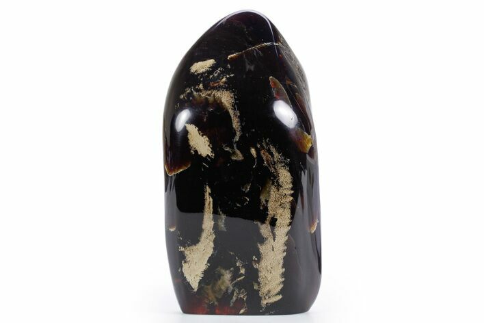 Tall Free-Standing Polished Indonesian Blue Amber #359579